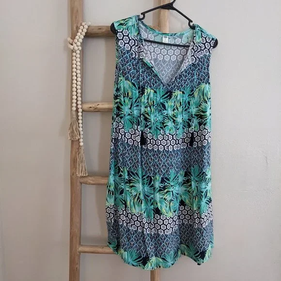 Tropical shift dress - Picture 1 of 2